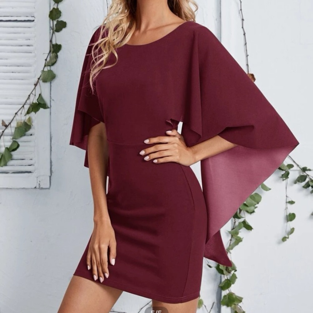 Cloak dress - used one time for a wedding